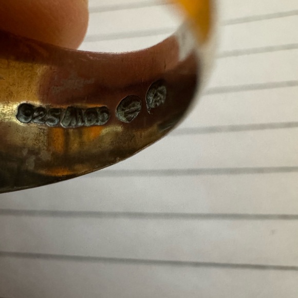 Harley Davidson Sterling Silver 925 Skull flame Ring. Size 10 / 13.5 grams - Picture 4 of 8